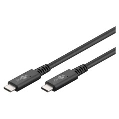 Goobay USB Type-C Thunderbolt (USB4) Gen 3x2 Cable 0.8m - High-Speed Data Transfer, Reliable Connection, Perfect for Your Device